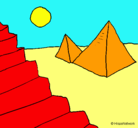 Dibujo Pirámides pintado por alexroberto