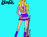 Dibujo Barbie rockera pintado por roci_wapit