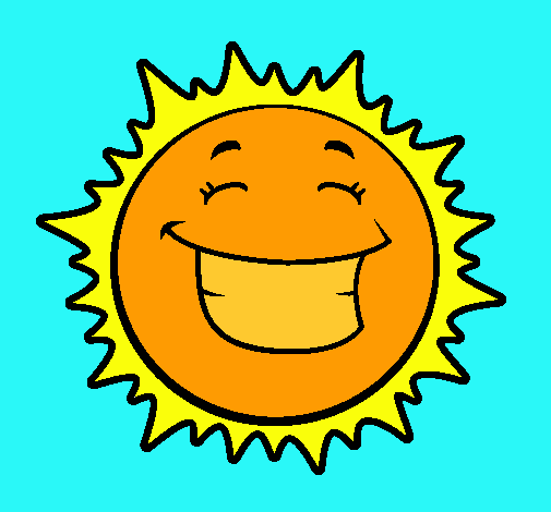 Sol sonriendo