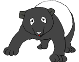 Dibujo Oso panda pintado por julik-pa