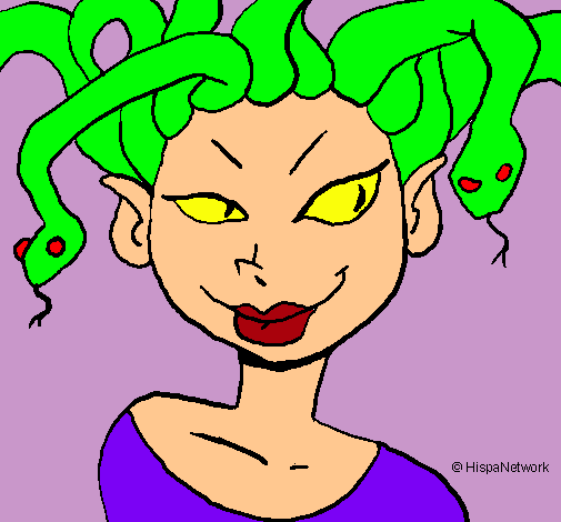 Mujer medusa