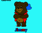 Dibujo Jimmy pintado por bear