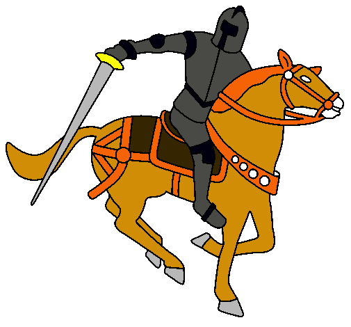 Dibujo Caballero a caballo IV pintado por -mixi-