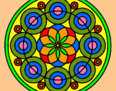 Dibujo Mandala 35 pintado por erneschiva