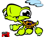 Dibujo Tortuga Littlest Pet Shop pintado por catal