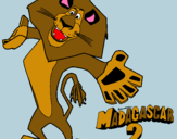 Dibujo Madagascar 2 Alex 2 pintado por lore45