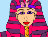 Dibujo Tutankamon pintado por MATAPALOMAS
