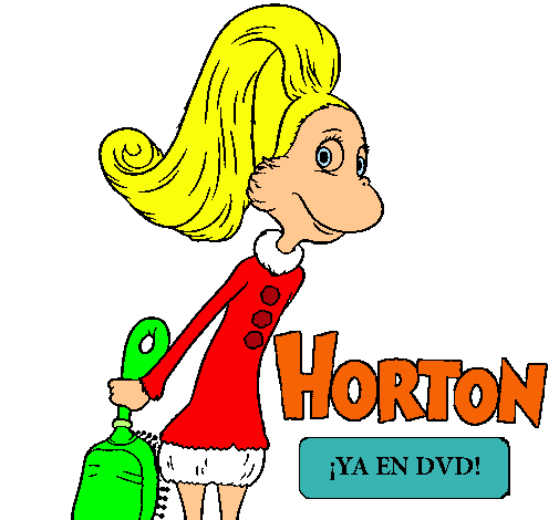 Dibujo Horton - Sally O'Maley pintado por labrat