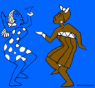 Dibujo Mujeres bailando pintado por benjita23