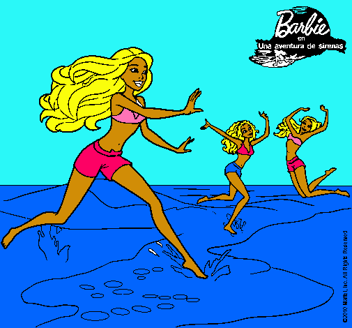 Barbie de regreso a la playa