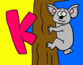 Dibujo Koala pintado por cariculi