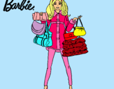 Dibujo Barbie de compras pintado por isabechisa