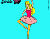 Dibujo Barbie bailarina de ballet pintado por lidiaxd