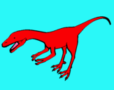 Dibujo Velociraptor II pintado por adriel