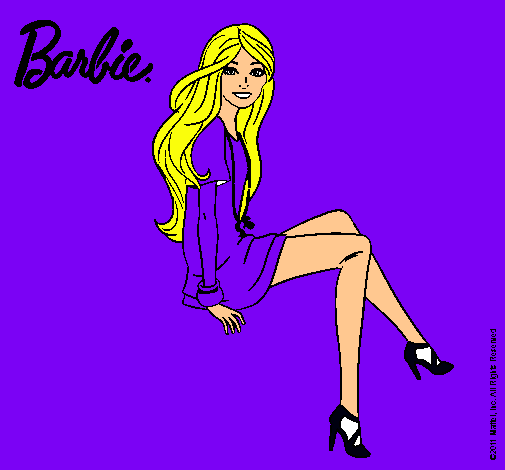 Barbie sentada