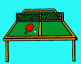Dibujo Tenis de mesa pintado por chiclebomb