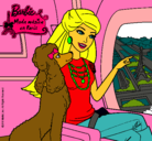 Dibujo Barbie llega a París pintado por irenepapa
