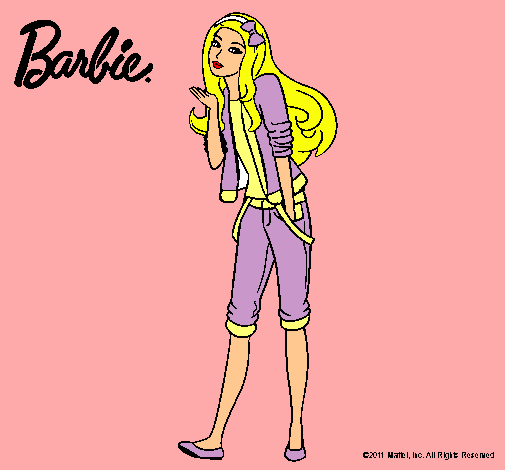 Barbie con look casual