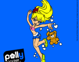 Dibujo Polly Pocket 14 pintado por glucia