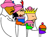 Dibujo Los Reyes Magos 3 pintado por CARMENLOSREI