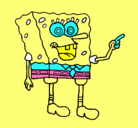 Dibujo Bob Esponja pintado por marc