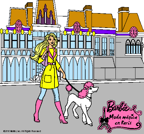 Barbie y su perrita