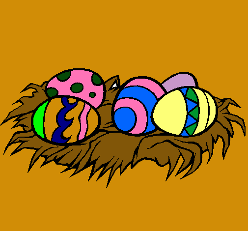 Dibujo Huevos de pascua II pintado por Lohami