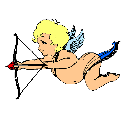 Cupido volando