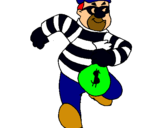 Dibujo Ladrón pintado por ladron