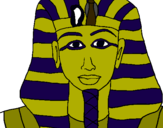 Dibujo Tutankamon pintado por Howard