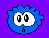 Dibujo Puffle 2 pintado por Axew