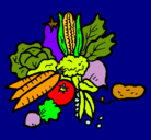 Dibujo verduras pintado por 854lolita