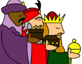 Dibujo Los Reyes Magos 3 pintado por grp20