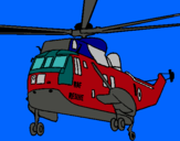 Dibujo Helicóptero al rescate pintado por yjr8it6uuyyh