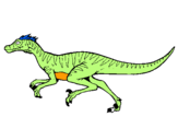 Dibujo Velociraptor pintado por cococ