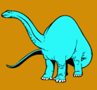 Dibujo Braquiosaurio II pintado por finn