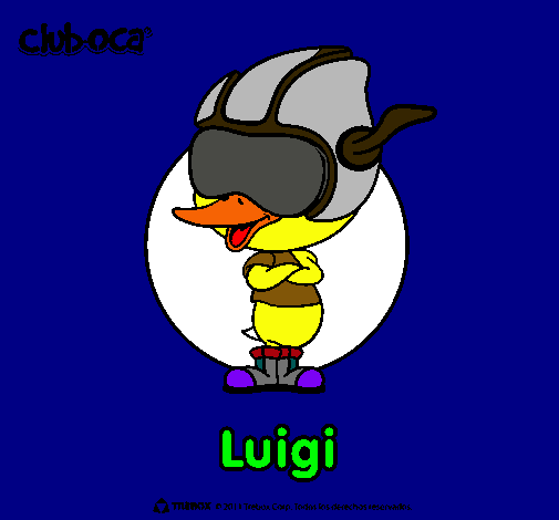 Dibujo Luigi pintado por chiclebomb