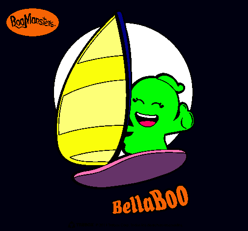 Dibujo BellaBoo pintado por tiburon