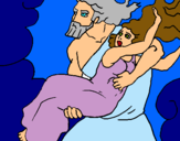 Dibujo El rapto de Perséfone pintado por Lolalolita
