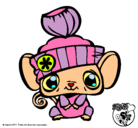 Dibujo Ratoncito Littlest Pet Shop pintado por amneris