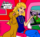 Dibujo Barbie llega a París pintado por bujyree