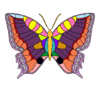 Dibujo Mariposa pintado por labrat