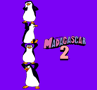 Dibujo Madagascar 2 Pingüinos pintado por kachipopo