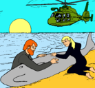 Dibujo Rescate ballena pintado por Tina1