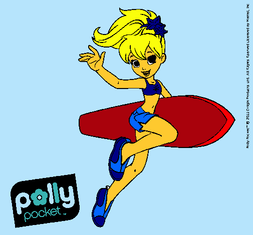 Dibujo Polly Pocket 3 pintado por ianna