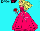 Dibujo Barbie vestida de novia pintado por 12221211