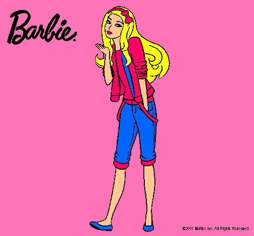 Barbie con look casual