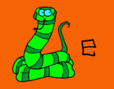 Dibujo Serpiente pintado por ALEXVE15