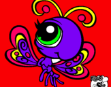 Dibujo Mariposa Littlest Pet Shop 2 pintado por fantastiks