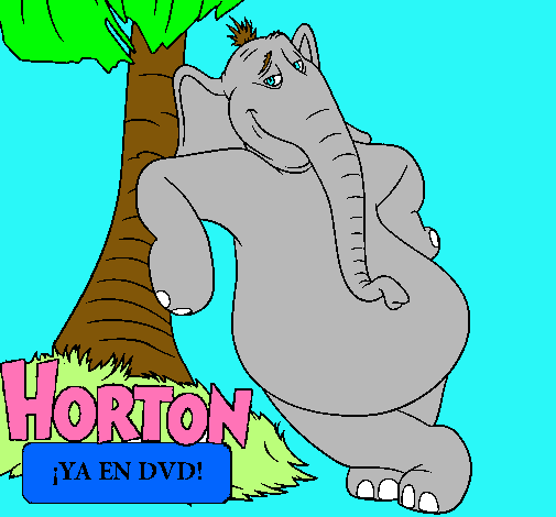 Dibujo Horton pintado por aldanuchi